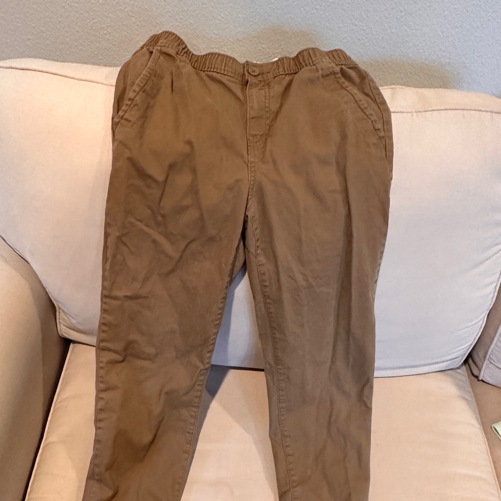 Stretch waist boys taper built in flex khaki pant
